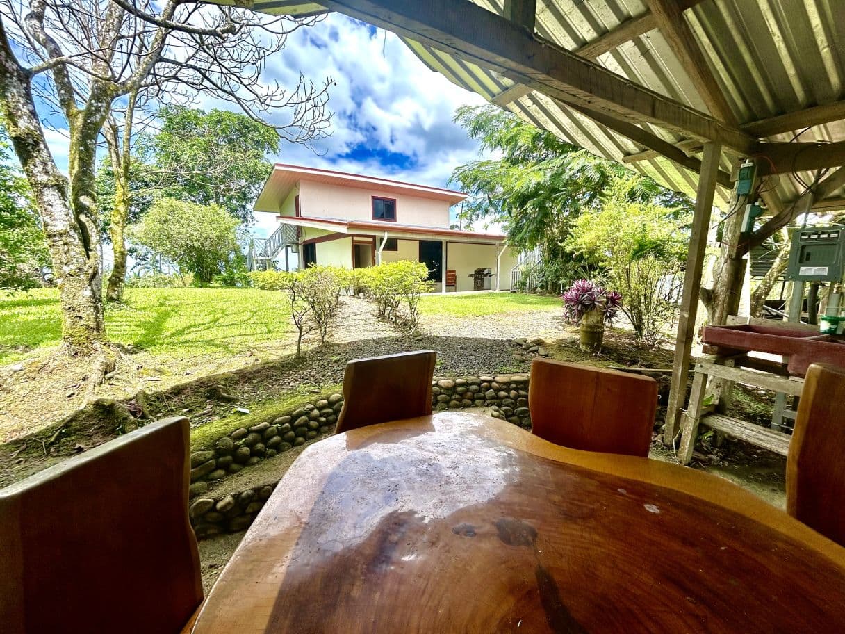Turnkey Volcano View Renovated Home with a River on 1.4 Acres & 2,000 SF Workshop in La Tigra Near La Fortuna Costa Rica, photo 3