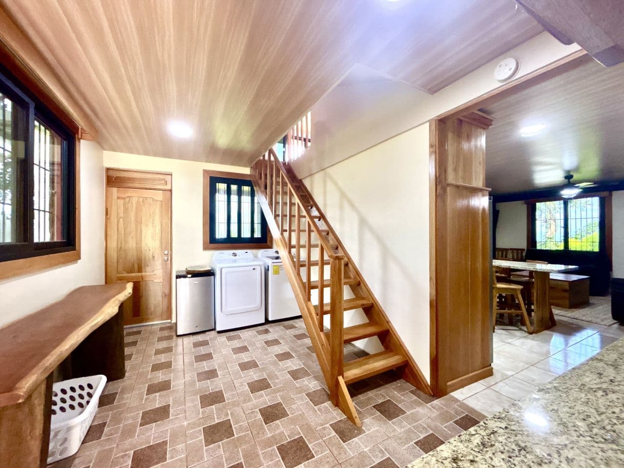 Turnkey Volcano View Renovated Home with a River on 1.4 Acres & 2,000 SF Workshop in La Tigra Near La Fortuna Costa Rica, photo 17