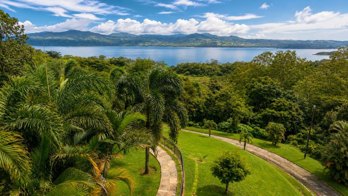 Distinguished Private Estate Villa Tranquila with Panoramic Lake Arenal Views, Guest House & Heated Indoor Pool, photo 4