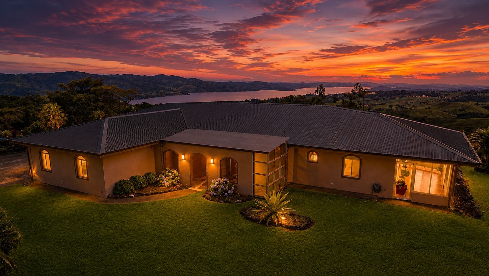 Luxury 10-Acre Estate in Gated Community - Panoramic Lake Arenal & Volcano Views