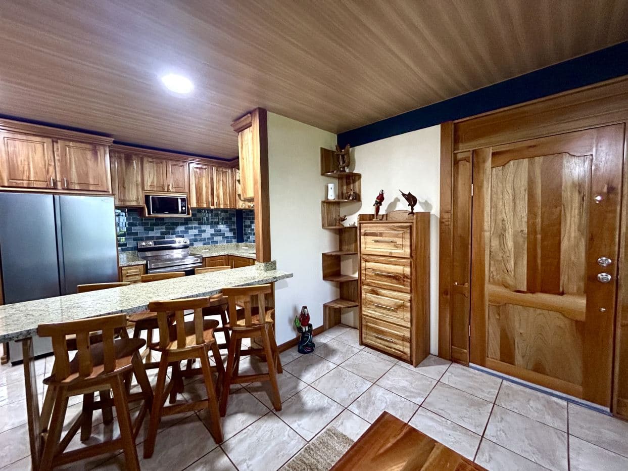 Turnkey Volcano View Renovated Home with a River on 1.4 Acres & 2,000 SF Workshop in La Tigra Near La Fortuna Costa Rica, photo 6